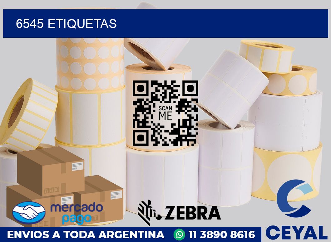 6545 etiquetas