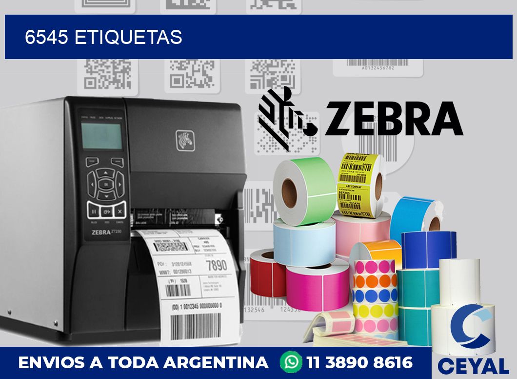 6545 etiquetas