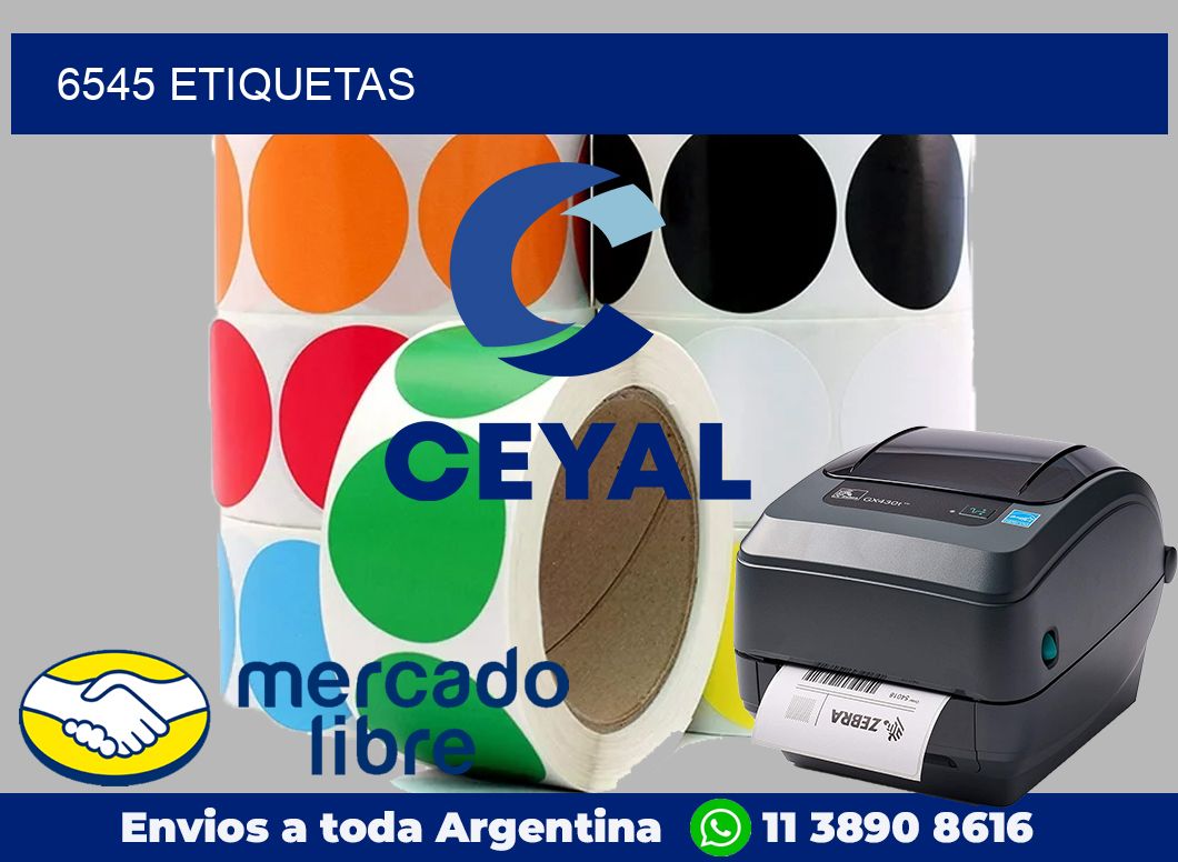 6545 etiquetas