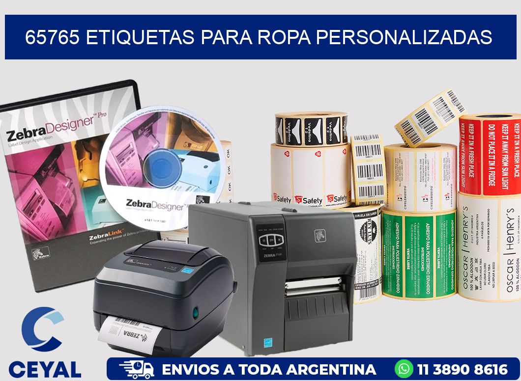 65765 Etiquetas para ropa Personalizadas
