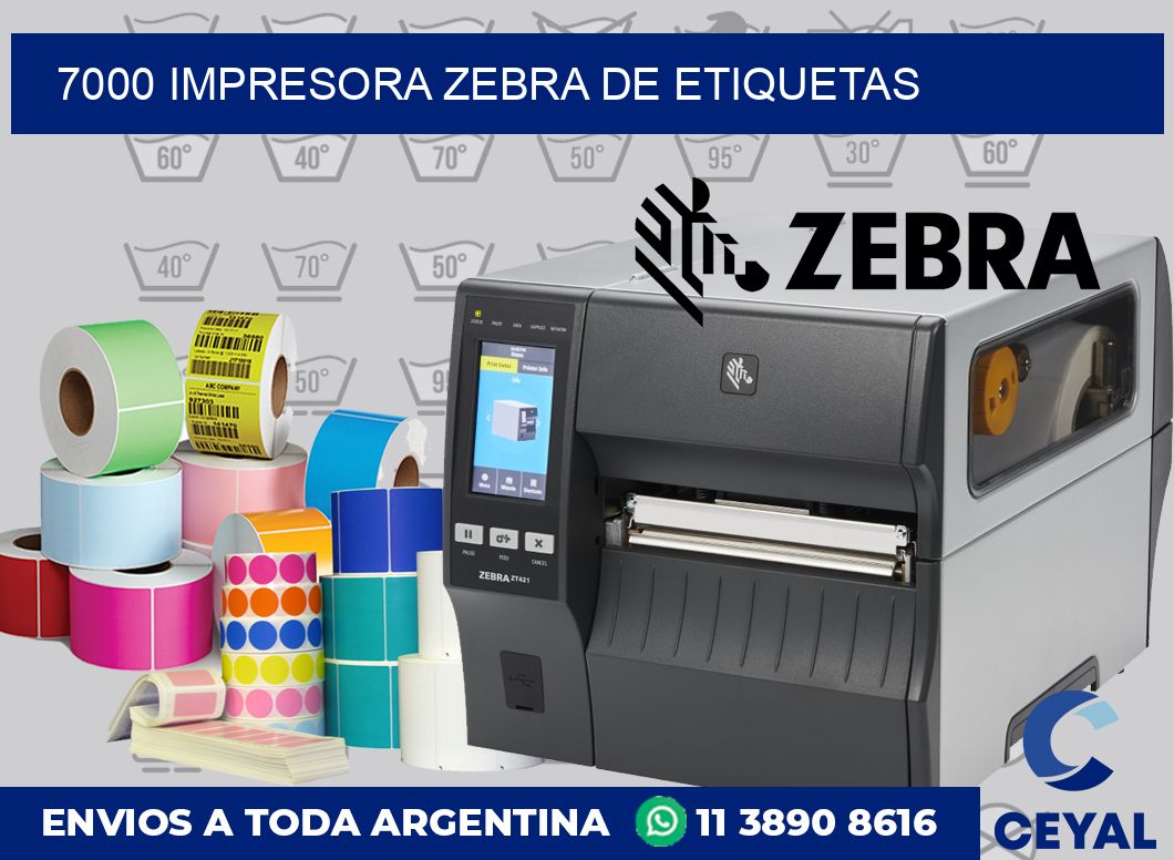 7000 Impresora Zebra de etiquetas