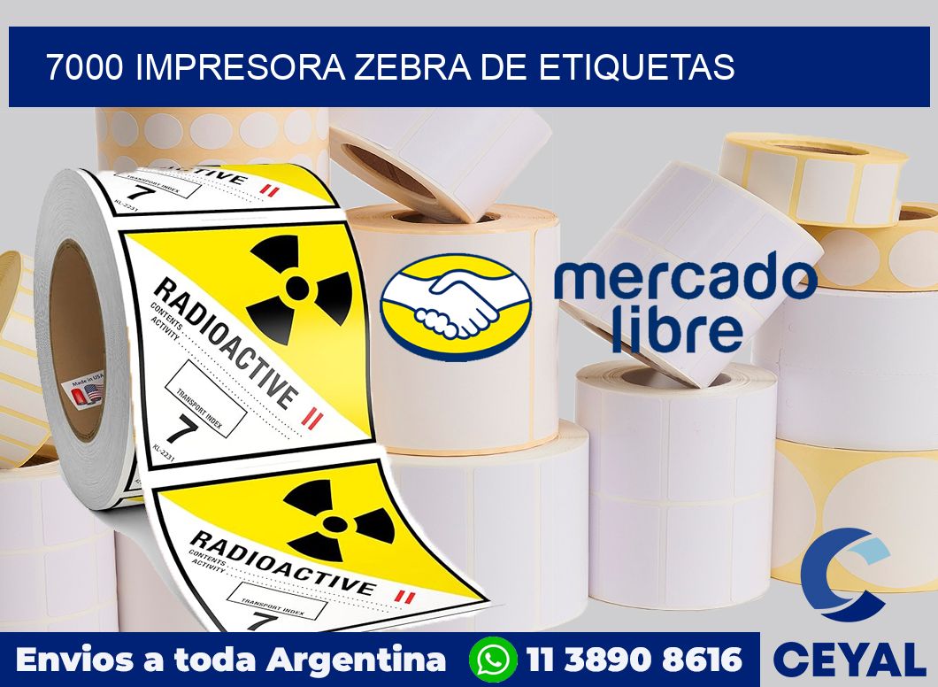 7000 Impresora Zebra de etiquetas