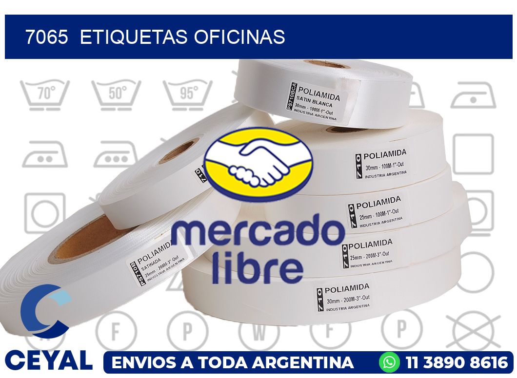 7065  Etiquetas oficinas