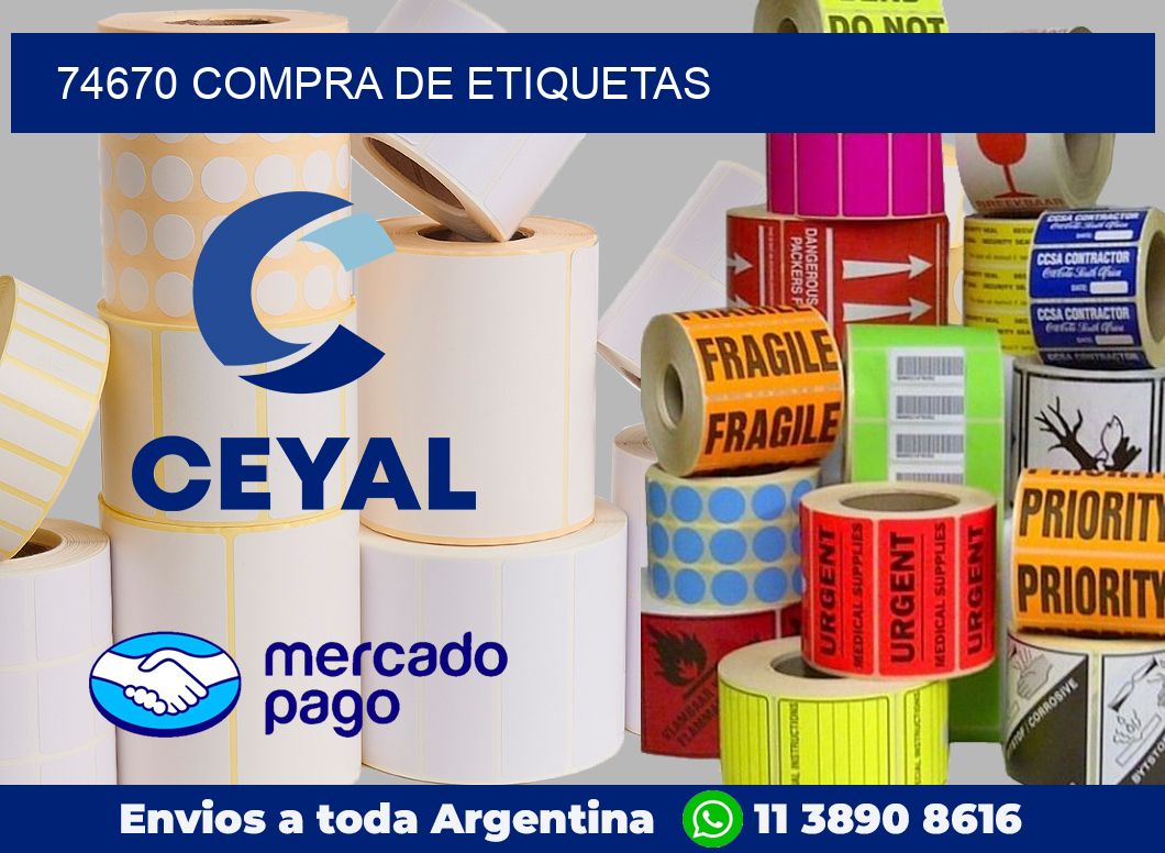 74670 Compra de etiquetas