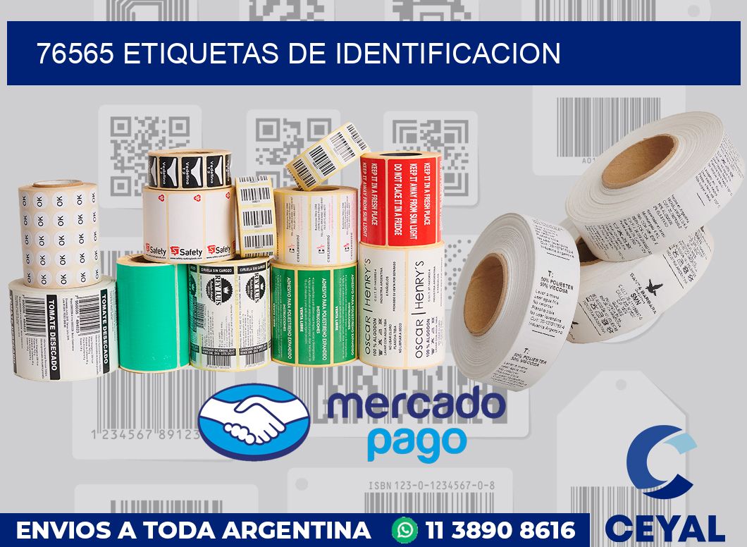 76565 Etiquetas de identificacion