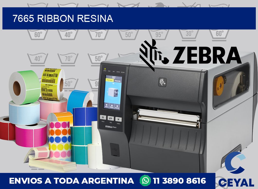 7665 ribbon resina
