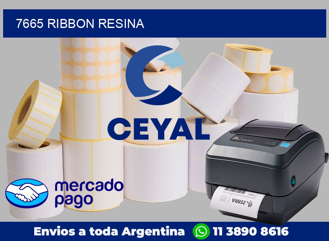 7665 ribbon resina