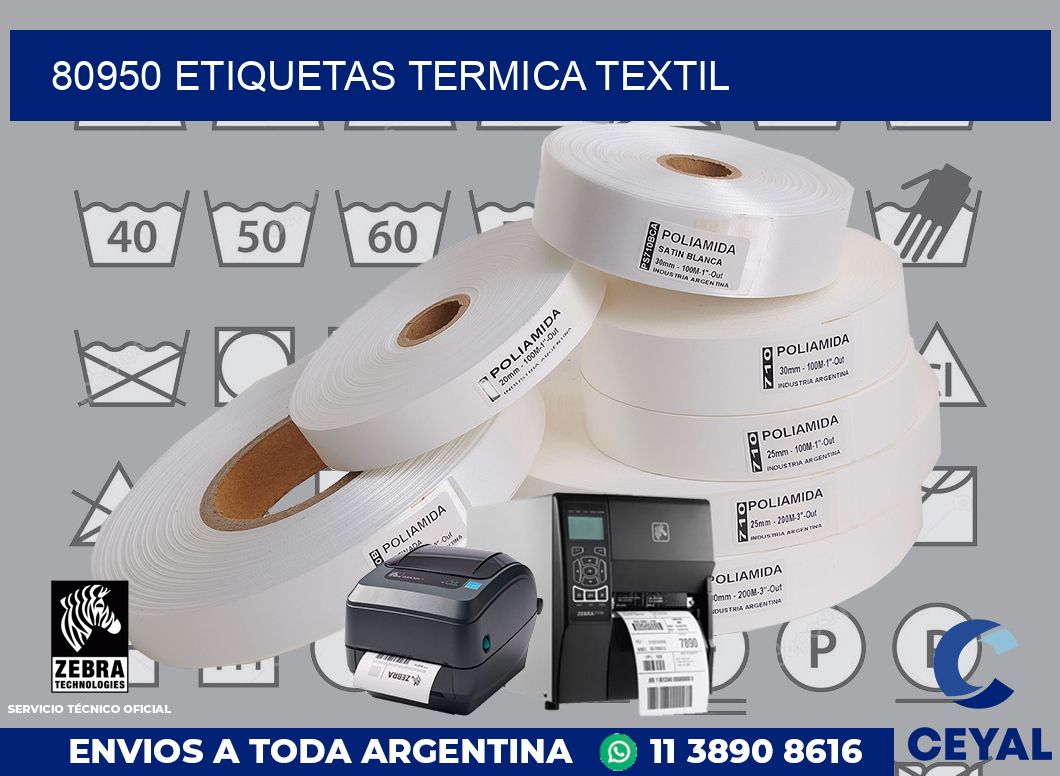 80950 etiquetas termica textil