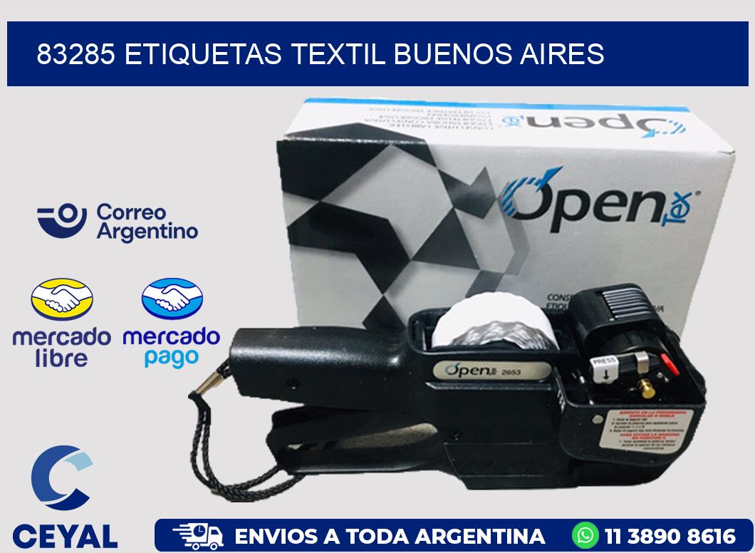 83285 etiquetas textil buenos aires
