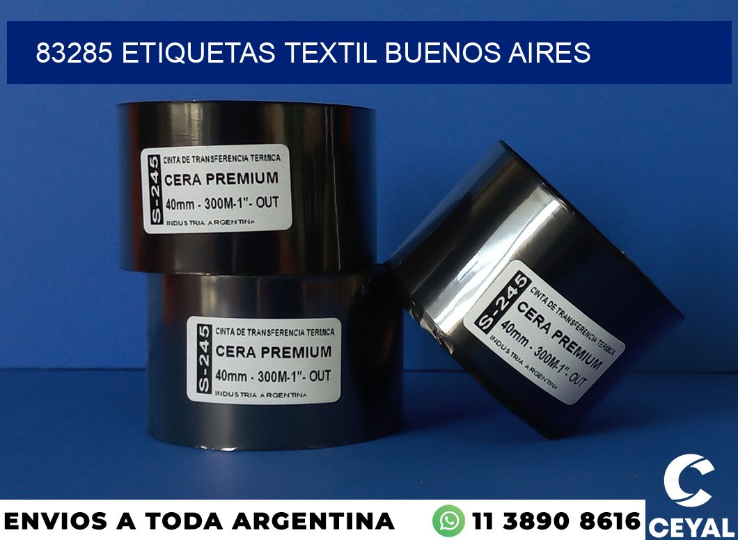 83285 etiquetas textil buenos aires
