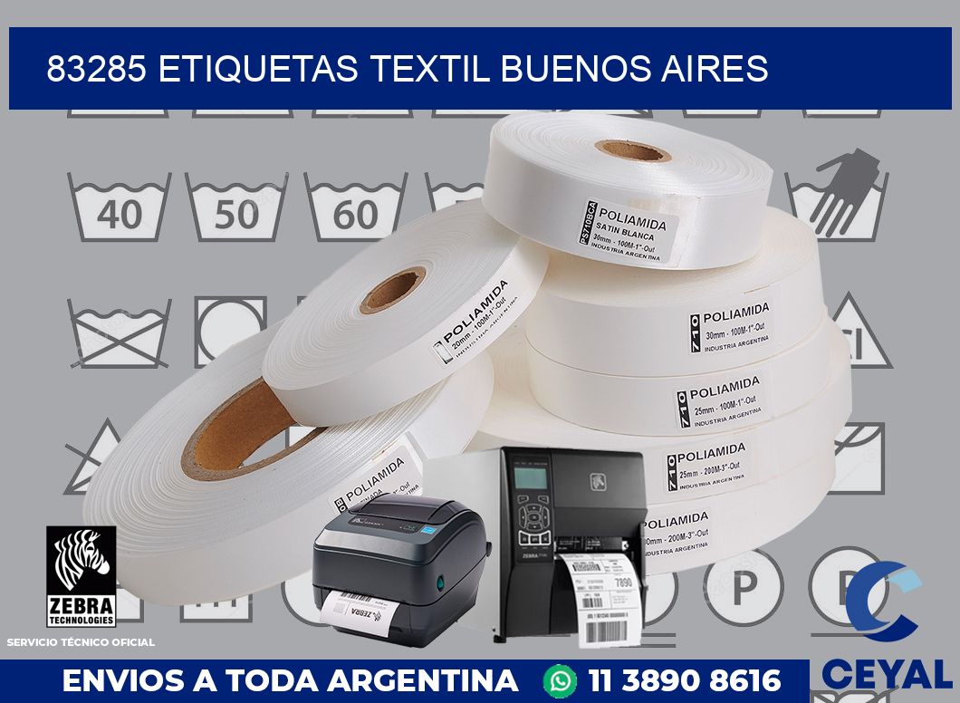 83285 etiquetas textil buenos aires