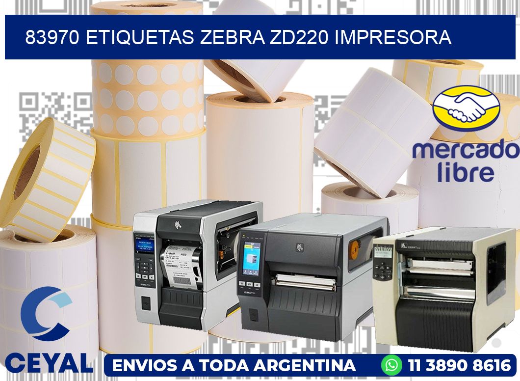 83970 etiquetas Zebra zd220 impresora