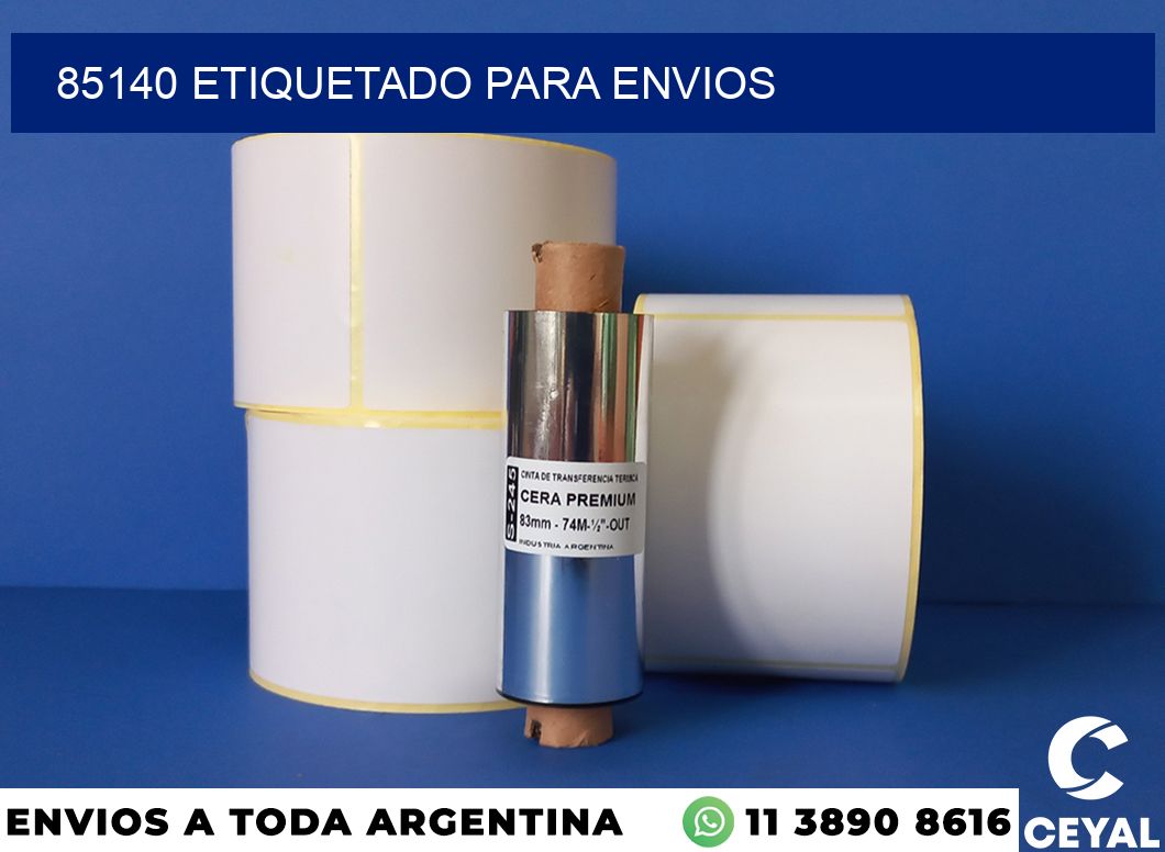 85140 etiquetado para envios
