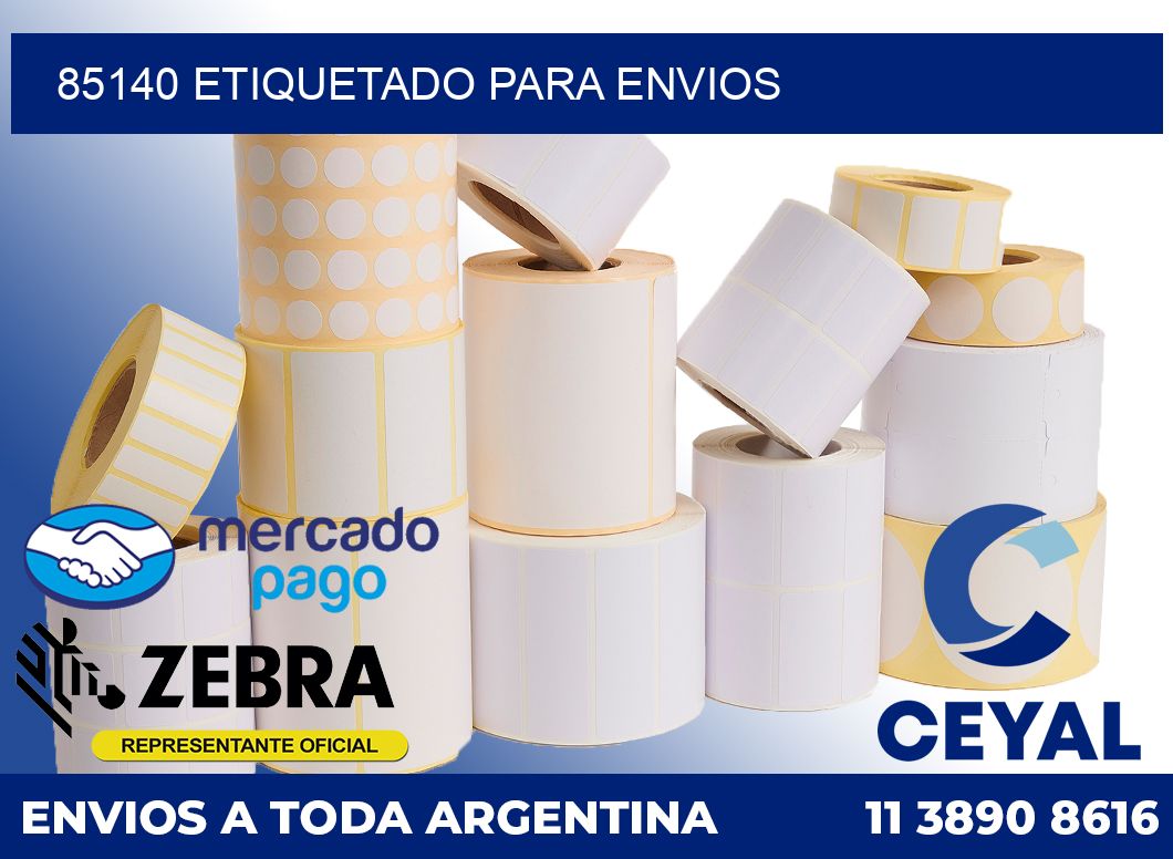 85140 etiquetado para envios