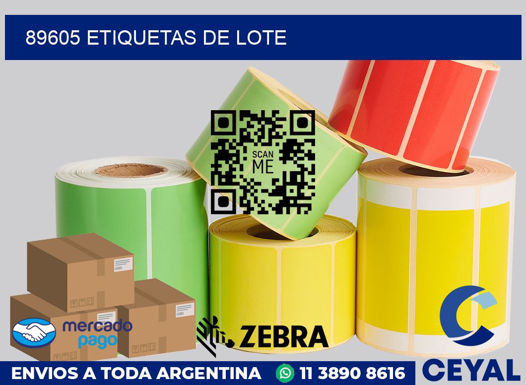 89605 Etiquetas de lote