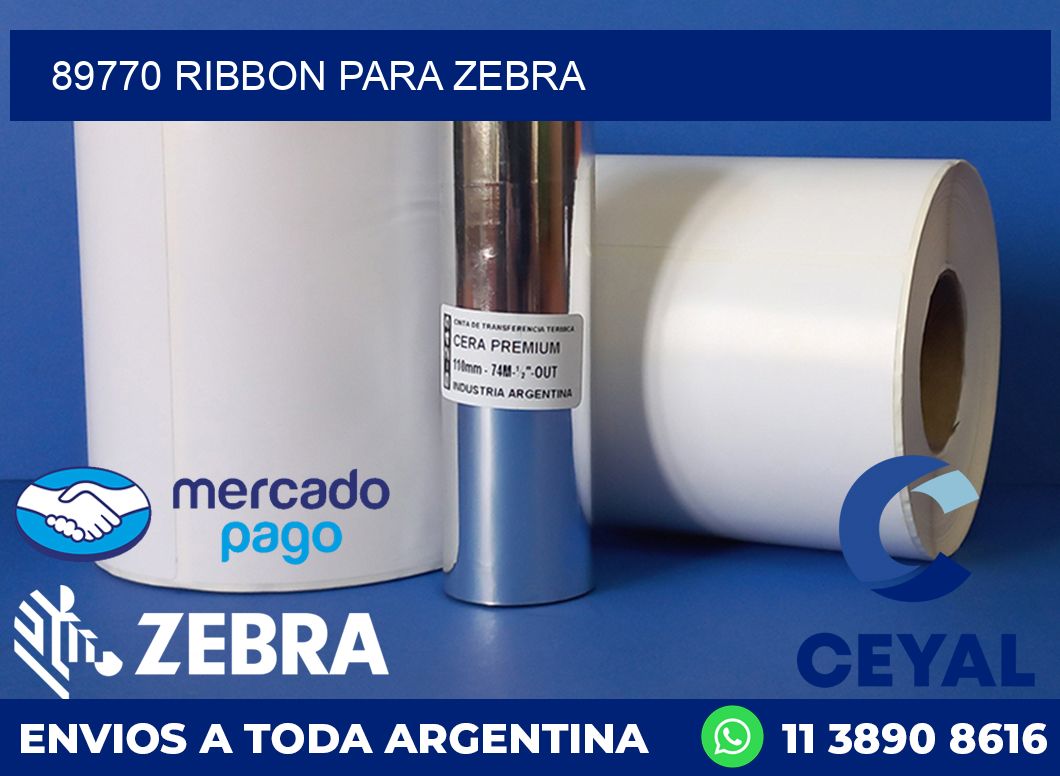 89770 ribbon para zebra