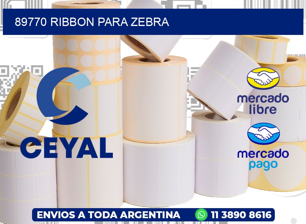 89770 ribbon para zebra