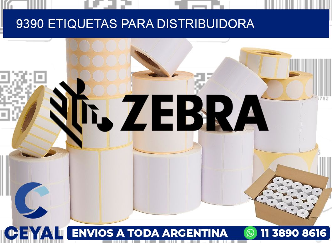 9390 etiquetas para distribuidora