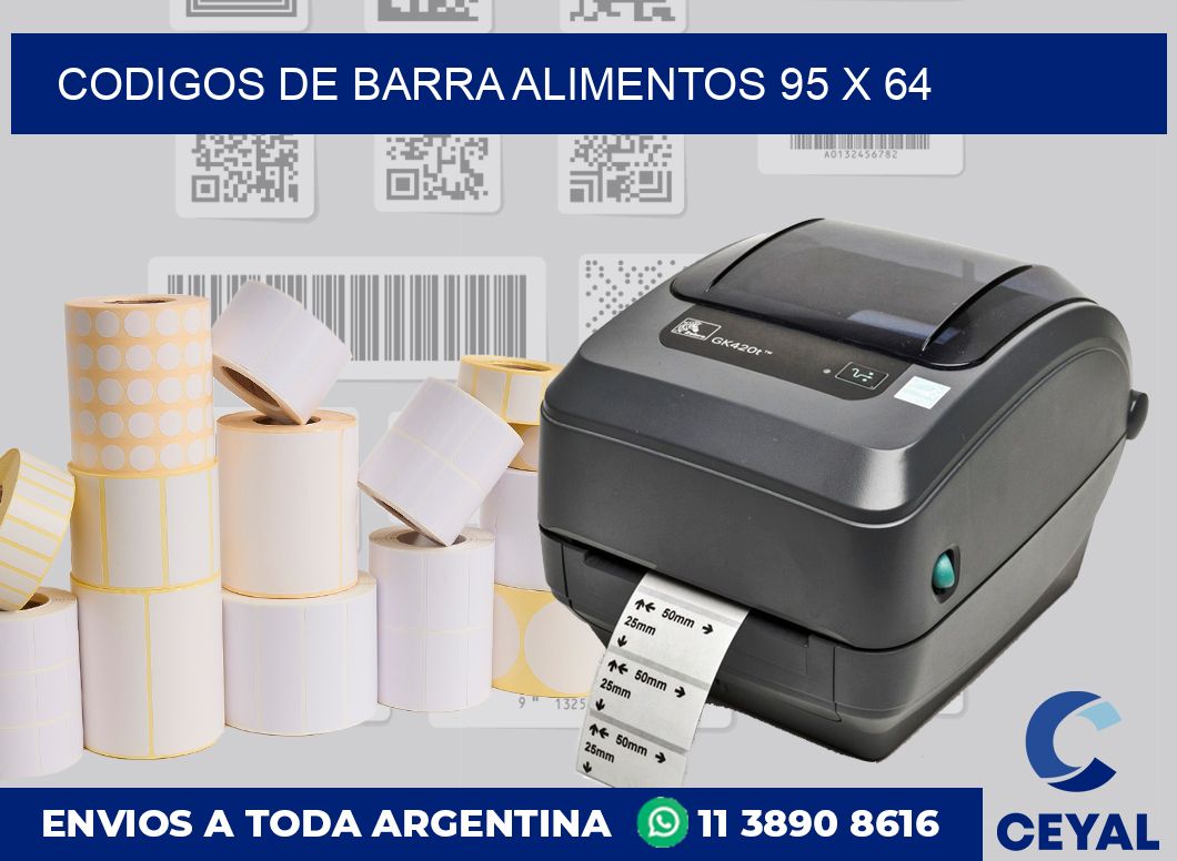 Codigos de barra alimentos 95 x 64