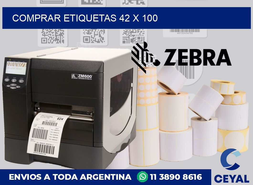 Comprar etiquetas 42 x 100