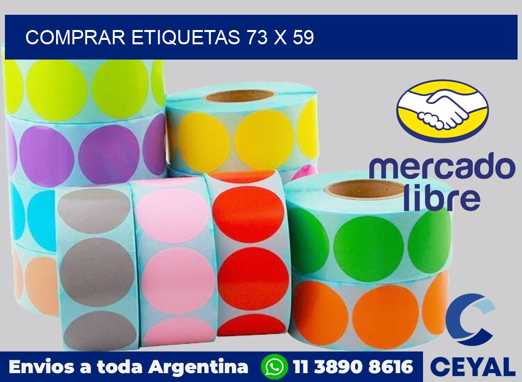 Comprar etiquetas 73 x 59