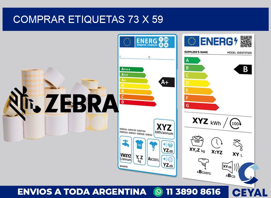 Comprar etiquetas 73 x 59