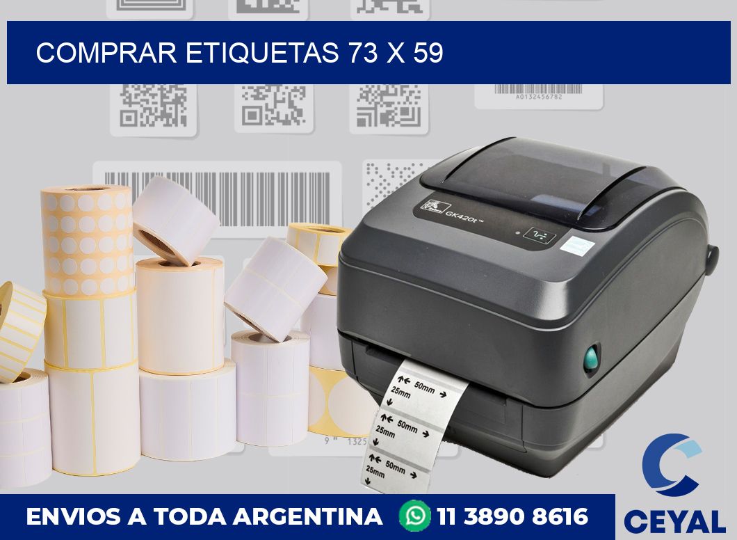 Comprar etiquetas 73 x 59
