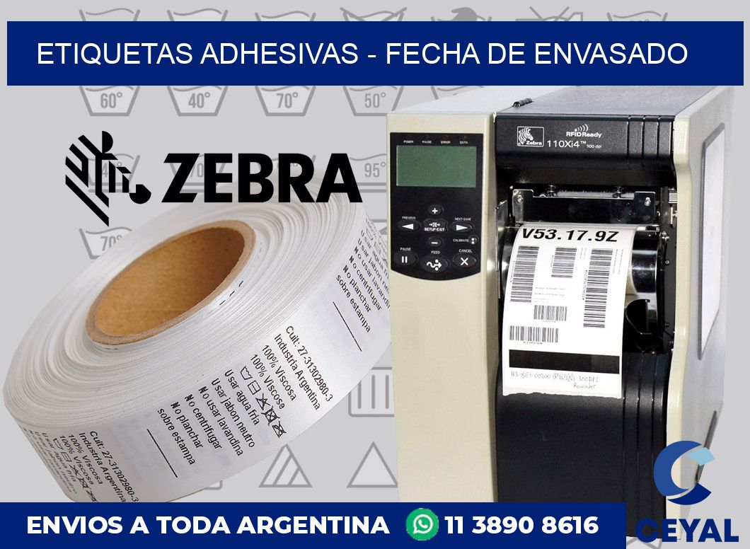 ETIQUETAS ADHESIVAS – FECHA DE ENVASADO
