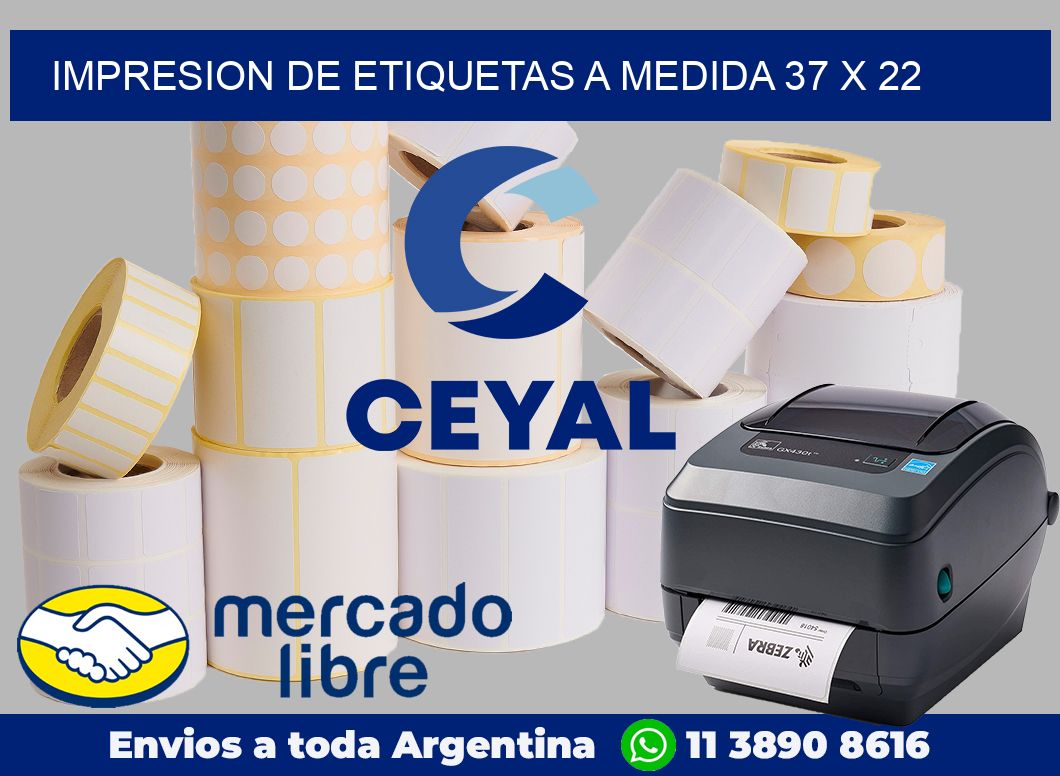 Impresion de etiquetas a medida 37 x 22