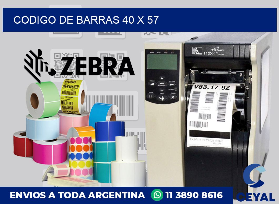 codigo de barras 40 x 57