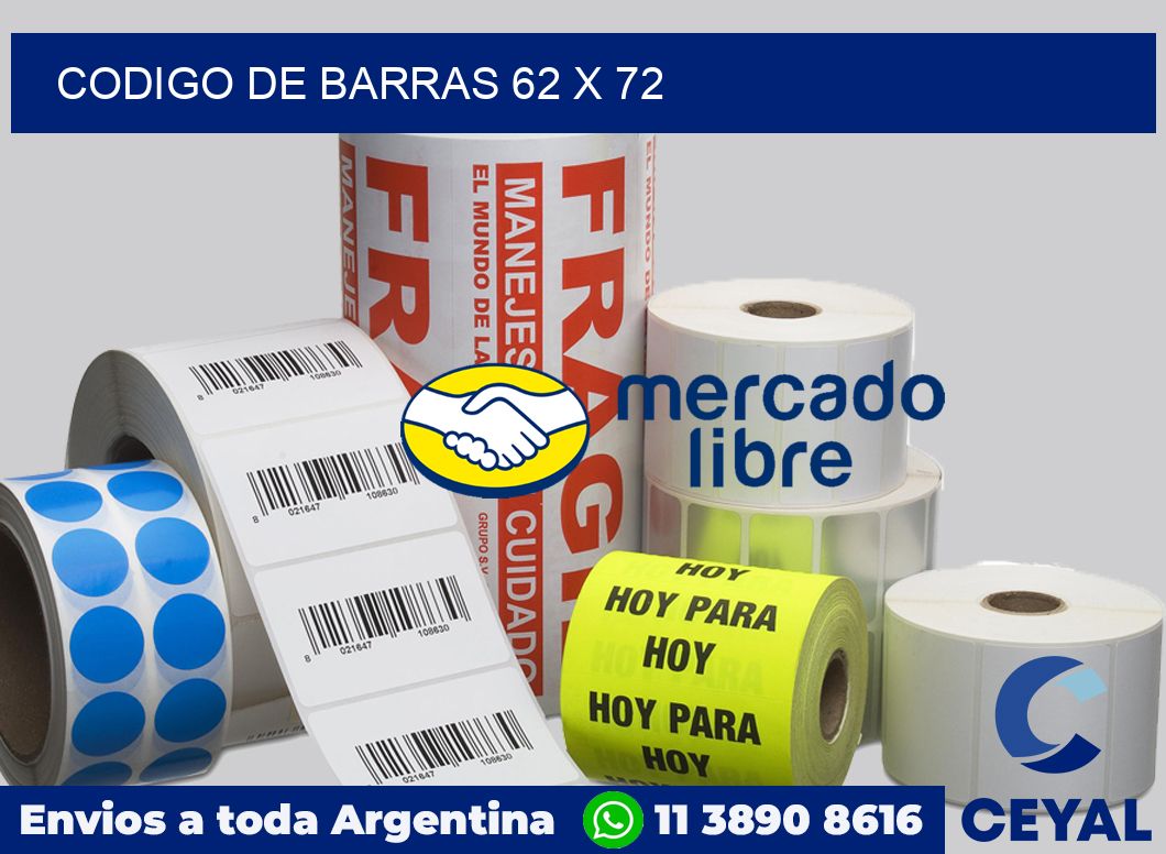 codigo de barras 62 x 72