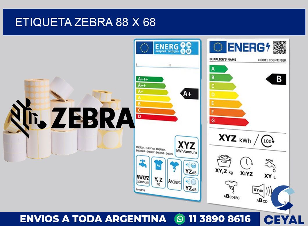 etiqueta zebra 88 x 68