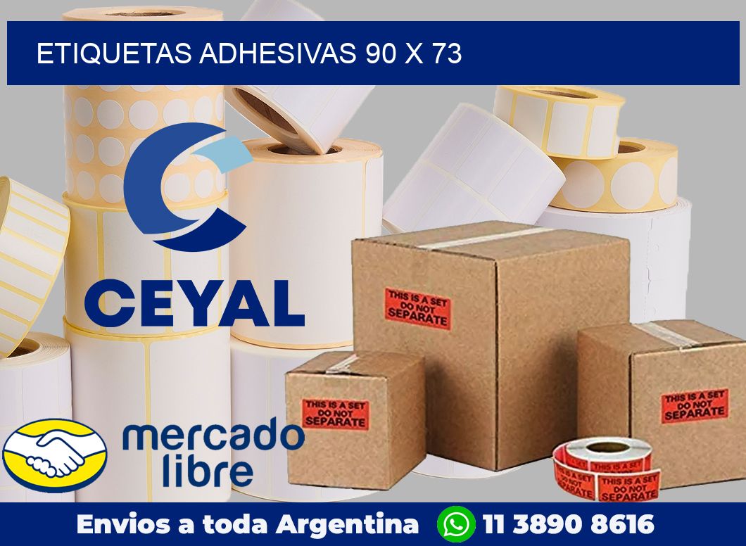 etiquetas adhesivas 90 x 73