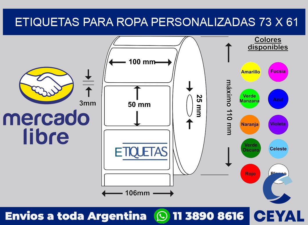 etiquetas para ropa personalizadas 73 x 61