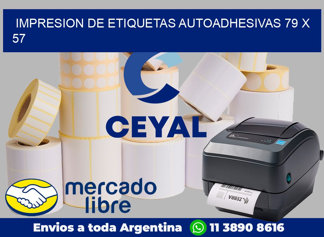 impresion de etiquetas autoadhesivas 79 x 57