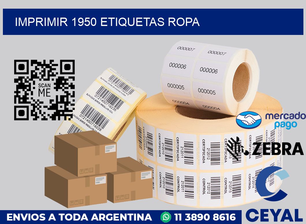 imprimir 1950 etiquetas ropa