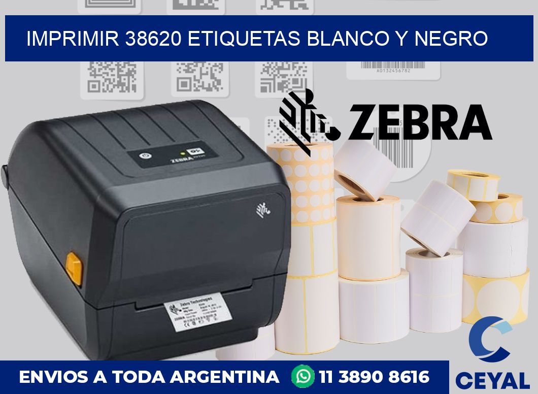 imprimir 38620 etiquetas blanco y negro