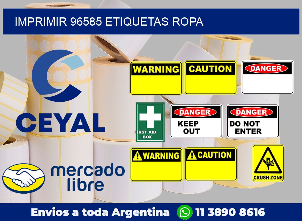 imprimir 96585 etiquetas ropa