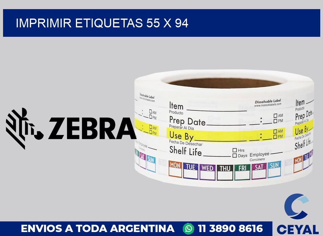 imprimir etiquetas 55 x 94
