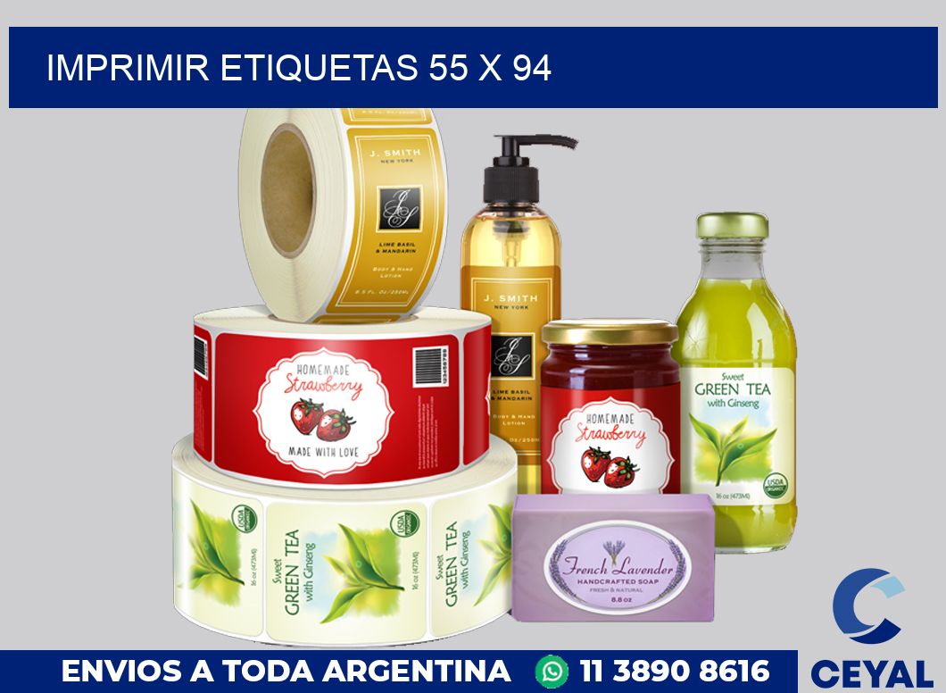imprimir etiquetas 55 x 94