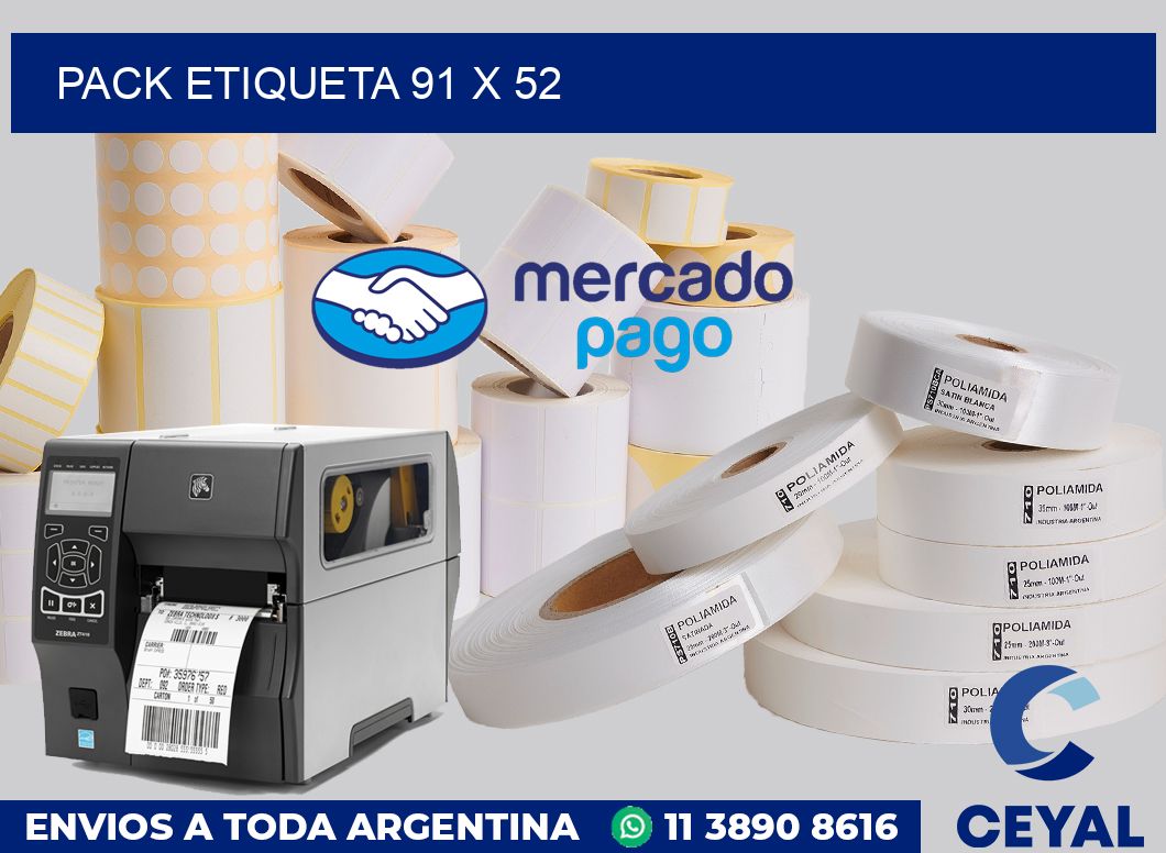 pack etiqueta 91 x 52