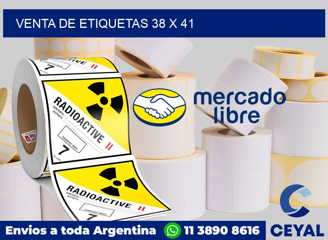 venta de etiquetas 38 x 41