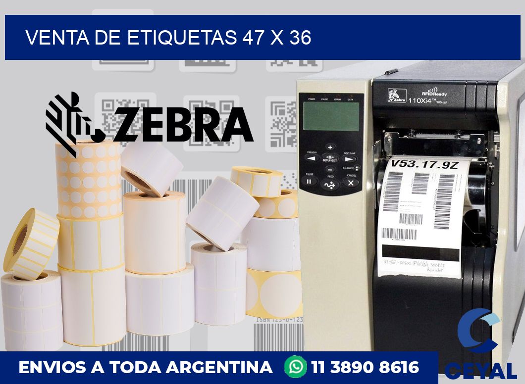 venta de etiquetas 47 x 36
