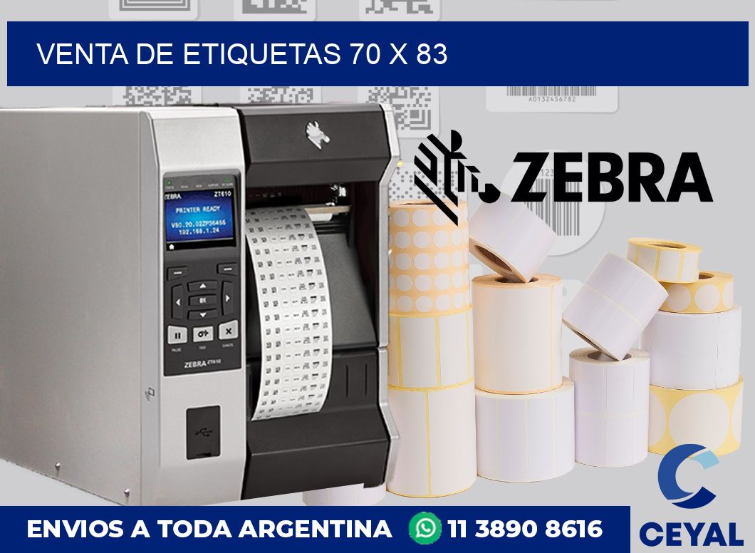 venta de etiquetas 70 x 83