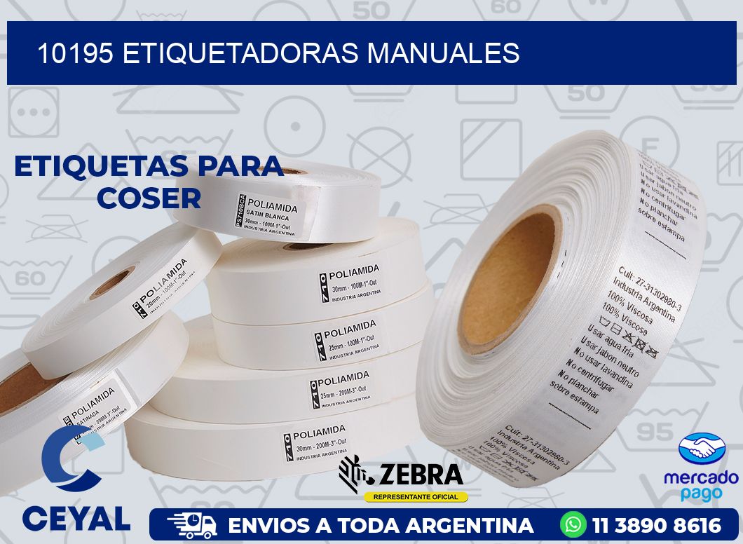 10195 ETIQUETADORAS MANUALES