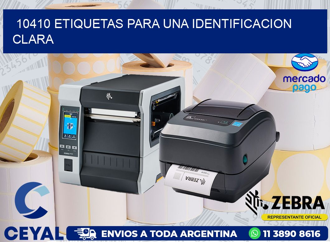 10410 ETIQUETAS PARA UNA IDENTIFICACION CLARA
