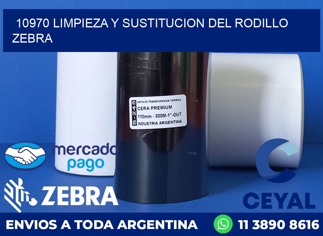 10970 LIMPIEZA Y SUSTITUCION DEL RODILLO ZEBRA