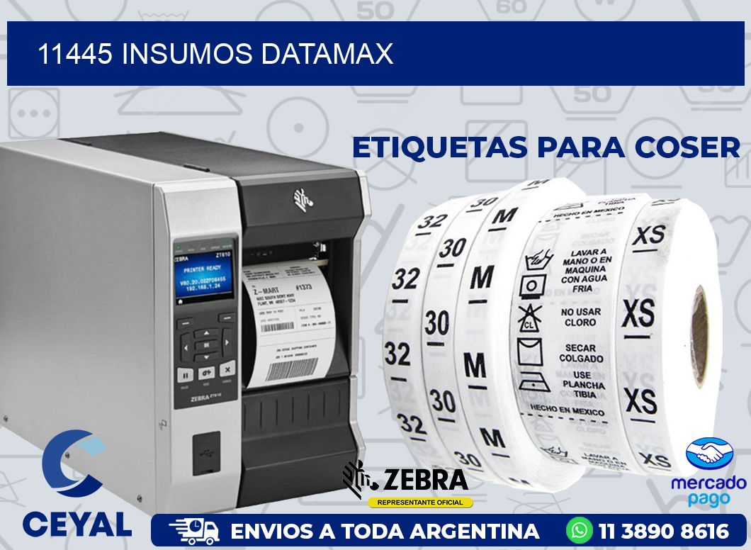 11445 INSUMOS DATAMAX