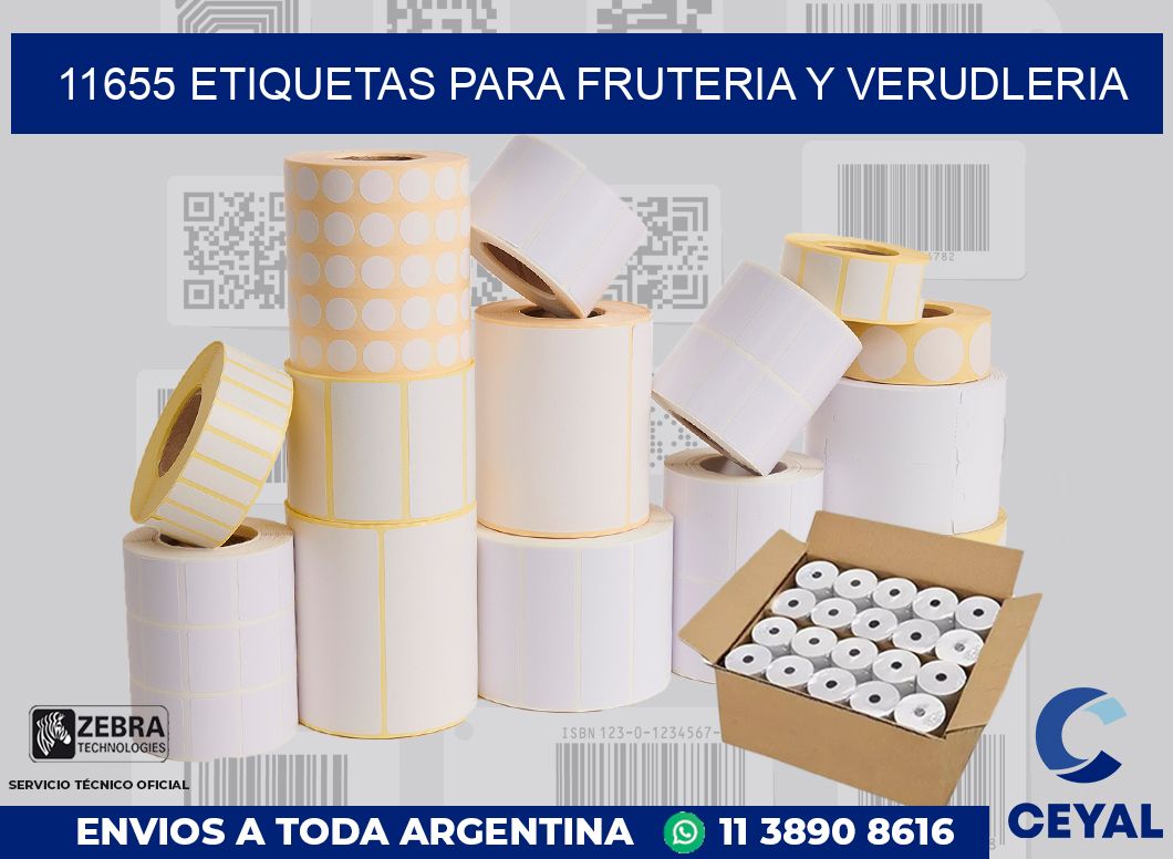 11655 ETIQUETAS PARA FRUTERIA Y VERUDLERIA
