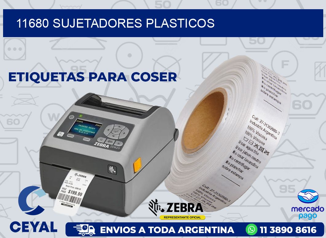 11680 SUJETADORES PLASTICOS